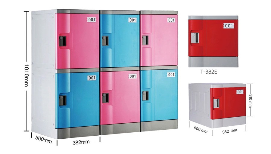 全新ABS塑料组合书包柜