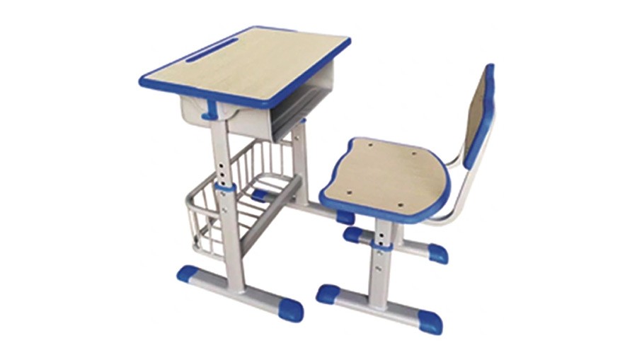 套管升降带篮课桌椅 RH-C011