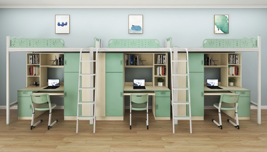 Three-person side ladder combination bed RH-B017