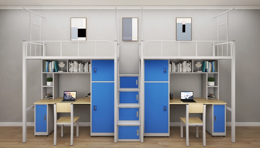 Two double-person middle ladder combination beds RH-B006