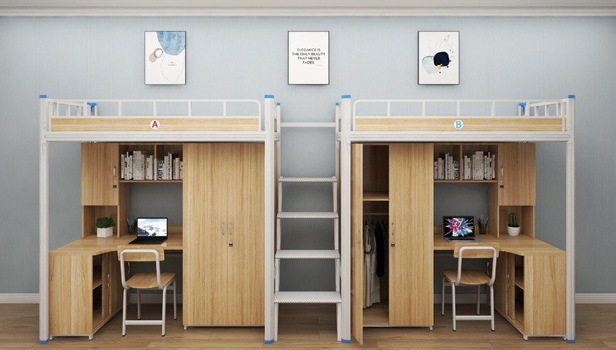 两连两人位中梯组合床 RH-B007