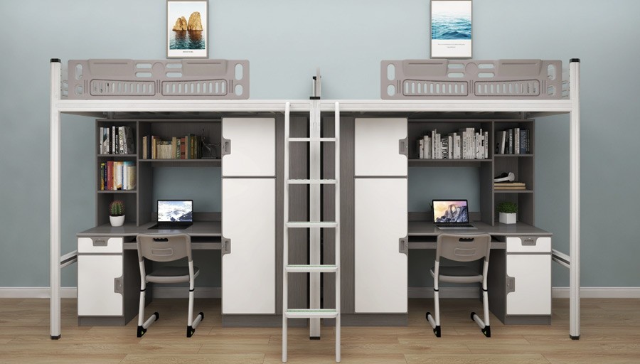 两连两人位侧梯组合床 RH-B012